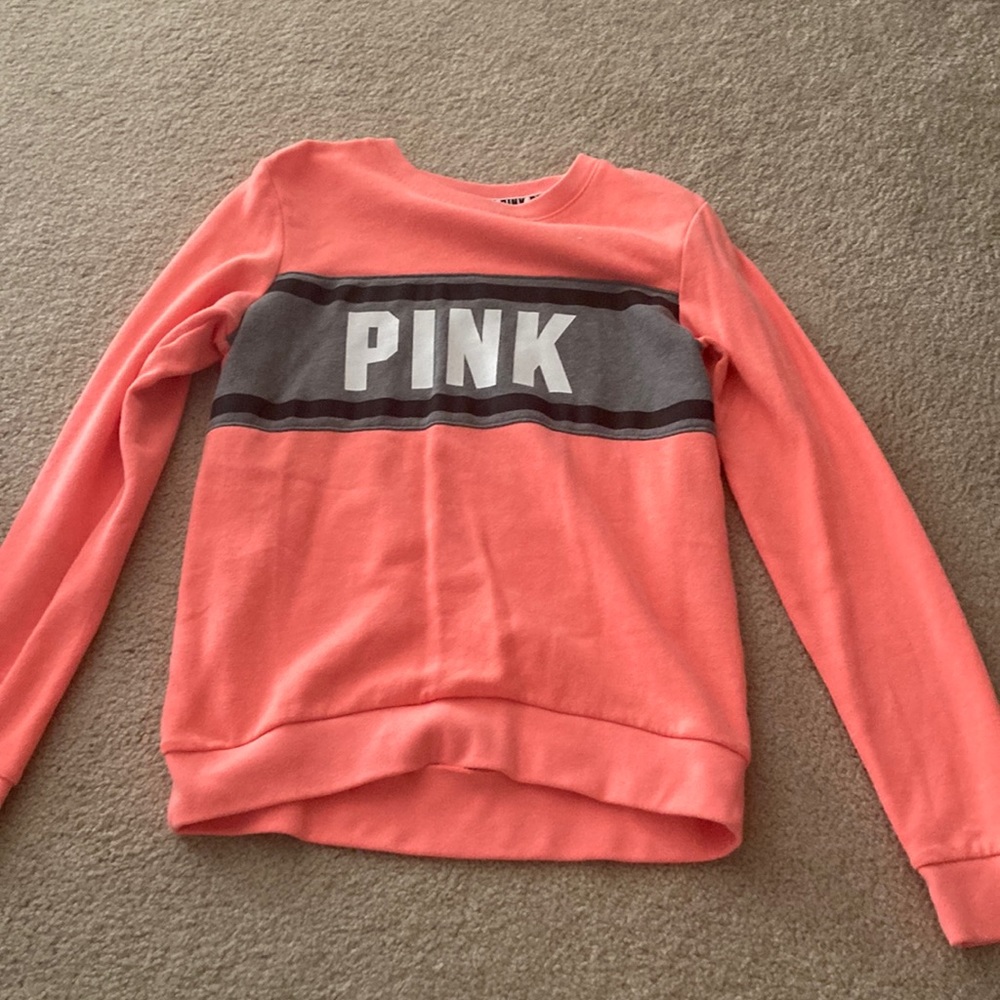 PINK crew neck pullover